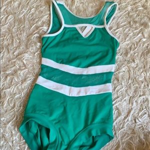 Five Dancewear teal leotard